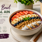 acai bowl in al ain from the best cafe in al ain, thrucafe